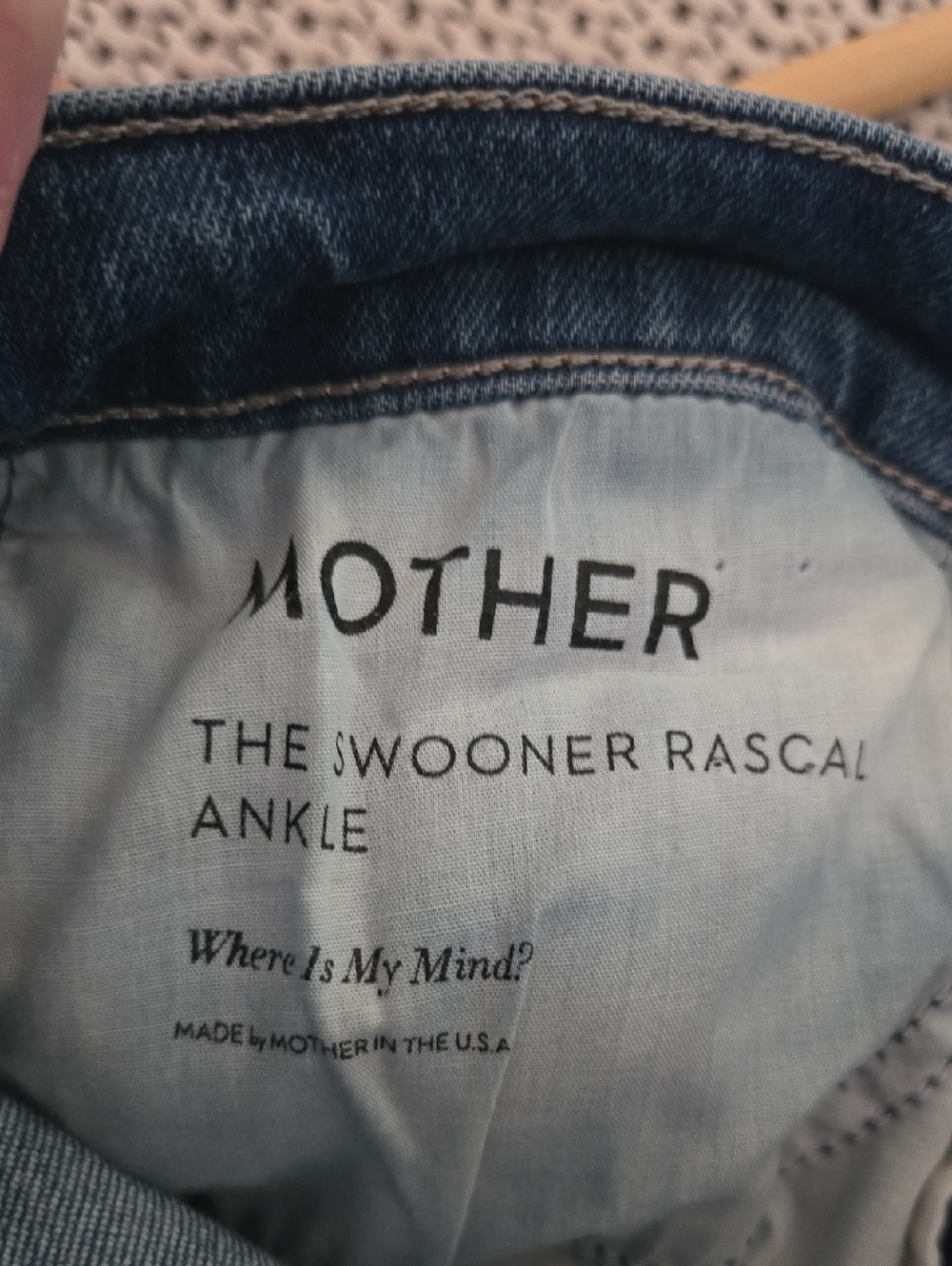 MOTHER Rascal Swooner - Sz 25 - Picture 6 of 8